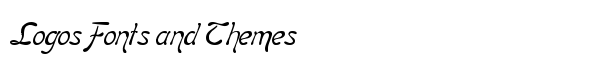 Boomerang Italic font logo