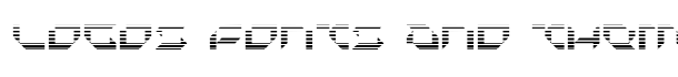 Pluranon Fade font logo