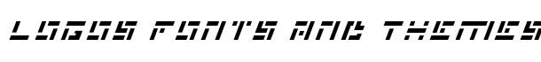 Missile Man Italic font logo