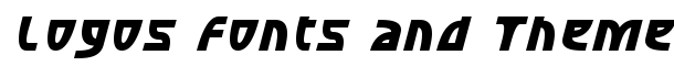 SF Retroesque Bold Italic font logo