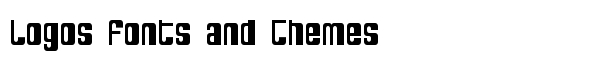 SF DecoTechno Condensed font logo