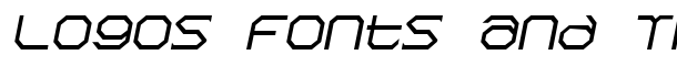 Kimono Kong Italic font logo