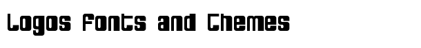 SF DecoTechno Bold font logo