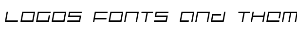 Mechanic Italic font logo