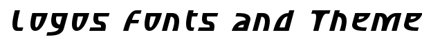 SF Retroesque Italic font logo