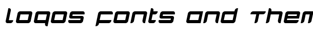 Quarx Italic font logo