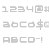 Negative 24 font