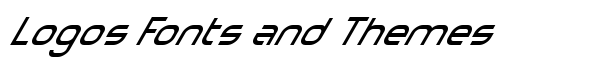 Omicron Zeta Slant font logo