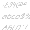Omicron Zeta Slant font