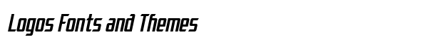 SF Electrotome Condensed Oblique font logo