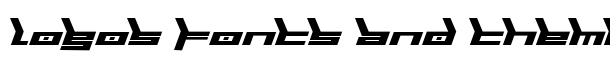 Biomechanic font logo