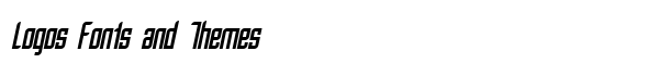 SF Piezolectric Condensed Oblique font logo