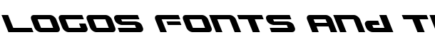 Gunship Leftalic font logo