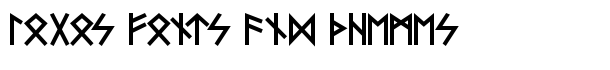 Futhark AOE font logo