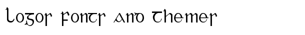 ClÃƒÂ³ Gaelach (Twomey) font logo