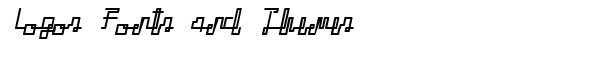 ZETUEcript Oblique font logo
