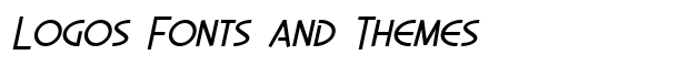SF Diego Sans Oblique font logo