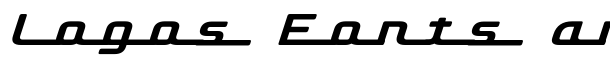 D3 Roadsterism Long Italic font logo