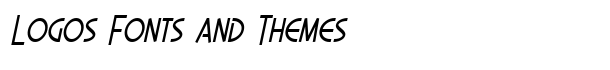 SF Diego Sans Condensed Oblique font logo