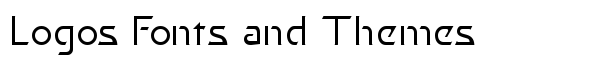Khan Fill font logo