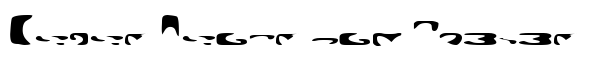 Romulan font logo
