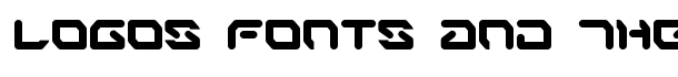 Airstrip One font logo