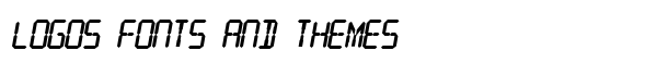 Digital Readout Thick font logo