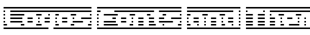 D3 DigiBitMapism type B font logo