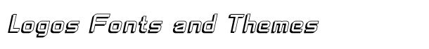 SF Chaerilidae Shaded Oblique font logo