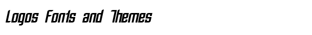 SF Piezolectric Oblique font logo