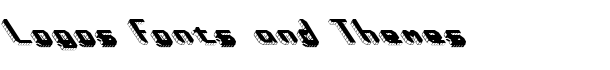 Block Tilt (BRK) font logo