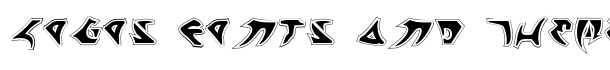 Kahless Pro font logo