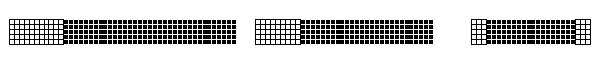 Pica Hole - Grids font logo