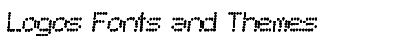Telegraphic Bold Italic font logo