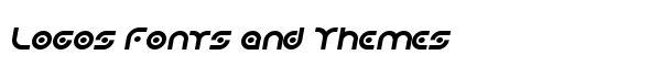 Planetary Orbiter Italic font logo
