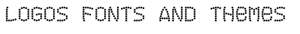 Exit font for a film font logo