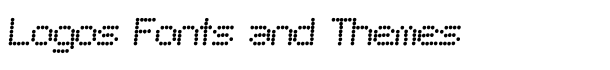 Telegraphic Italic font logo