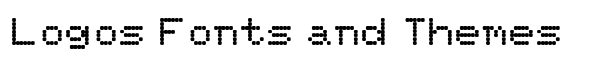 Pixel- font logo