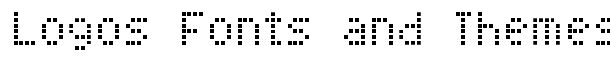 Pixel Cyrillic font logo