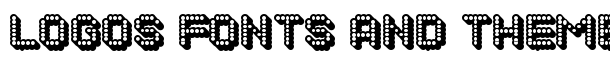 Dots All For Now 3D JL font logo