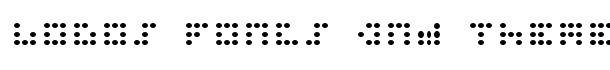 3x3 dots font logo