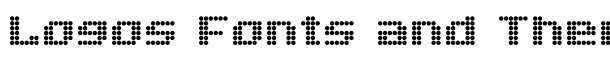 Dot Font Eng font logo