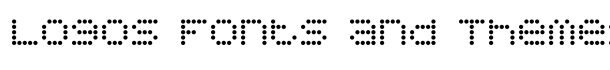 5x5 Dots font logo
