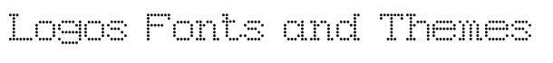 8Pin Matrix font logo