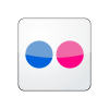 flickr square icon vector logo