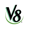 V8 (beverage) vector logo