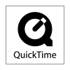 QuickTime 7 (solid black) vector logo
