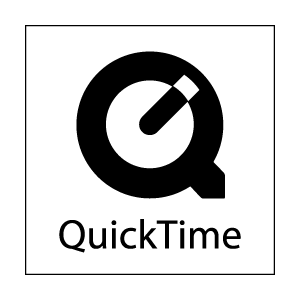 QuickTime 7 (solid black) vector logo