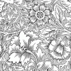 Ornate flower pattern vector logo