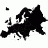 Europe Map Vector vector logo